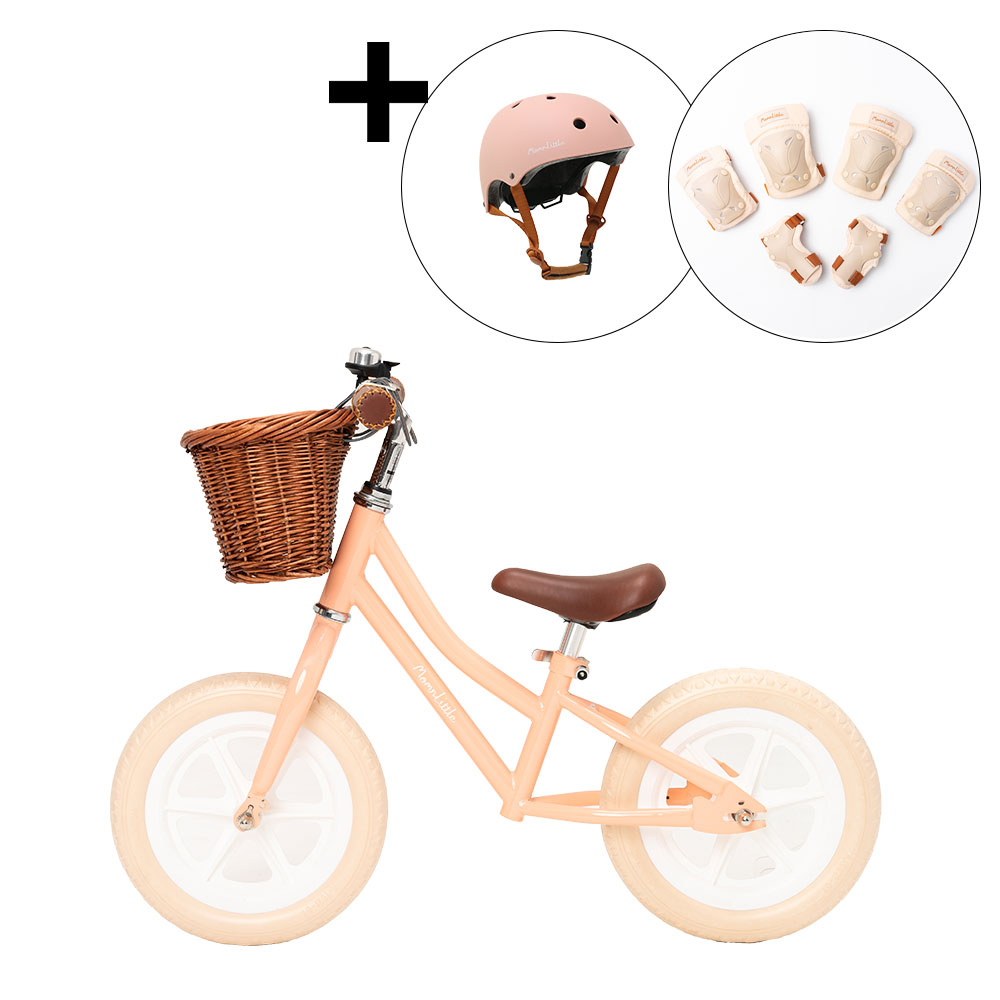 [헬멧&amp;보호대SET] 맘앤리틀 밸런스 바이크 퍼스트 바이크 페달없는 자전거